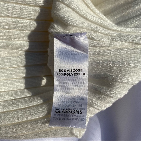 Glassons Ribbed Collar Crop Top - Picture 5 of 5